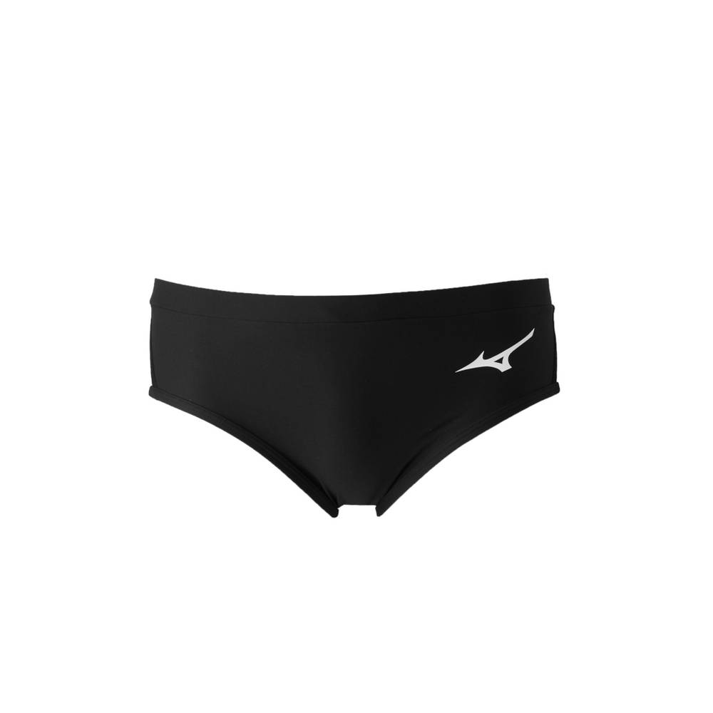 Panske Plavky Mizuno EXER Brief Čierne Vypredaj OYMQ98654